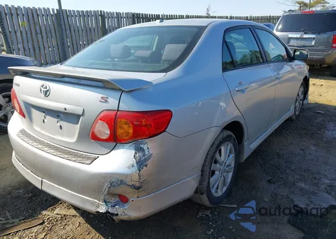 2009 Toyota Corolla S из США, поврежденный, VIN 2T1BU40E99C073788